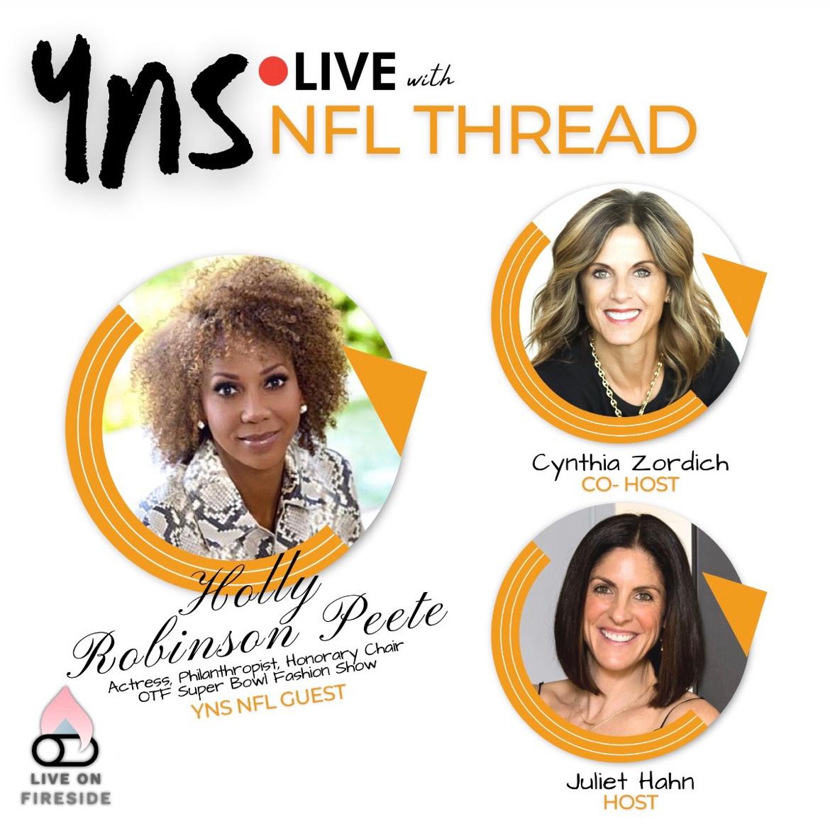YNS Live w/ NFL Thread | Holly Robinson Peete | Actor | Philanthropist