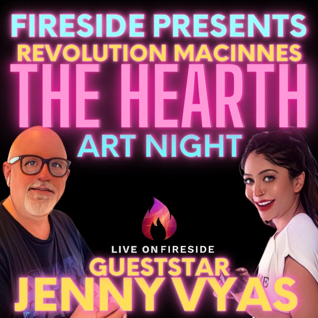 The Hearth: Art Night with Muralist Jenny Vyas 