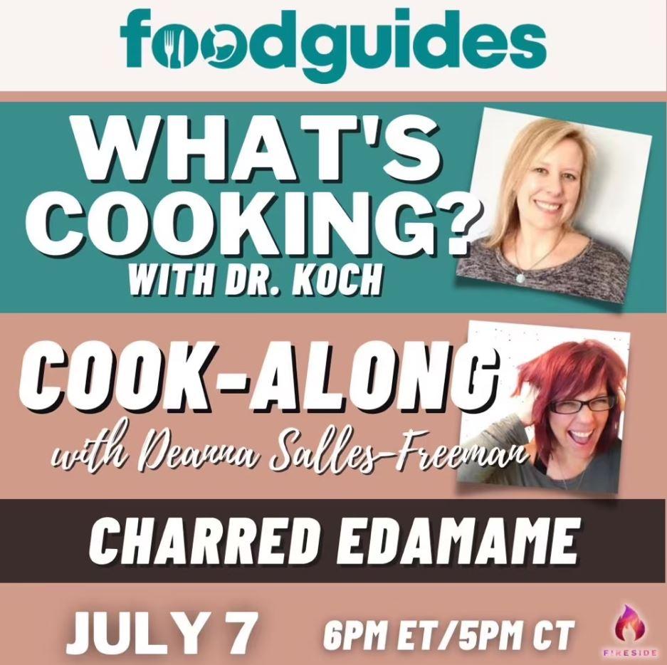 What's Cooking? with Dr. Koch | Charred Edamame