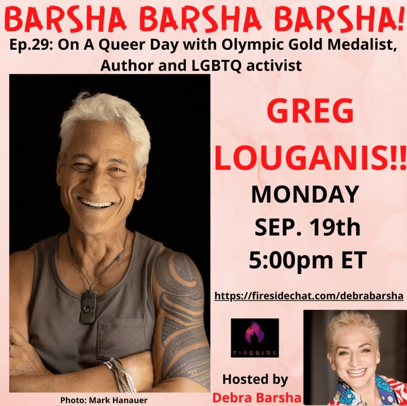 🏳️‍🌈Ep. 29: GREG LOUGANIS!! Olympic Gold Medalist/Author/LGBTQ activist!