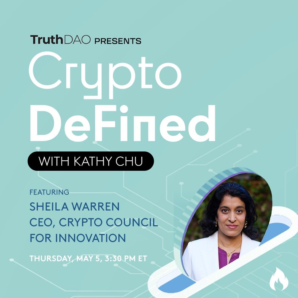 Crypto Council CEO Sheila Warren