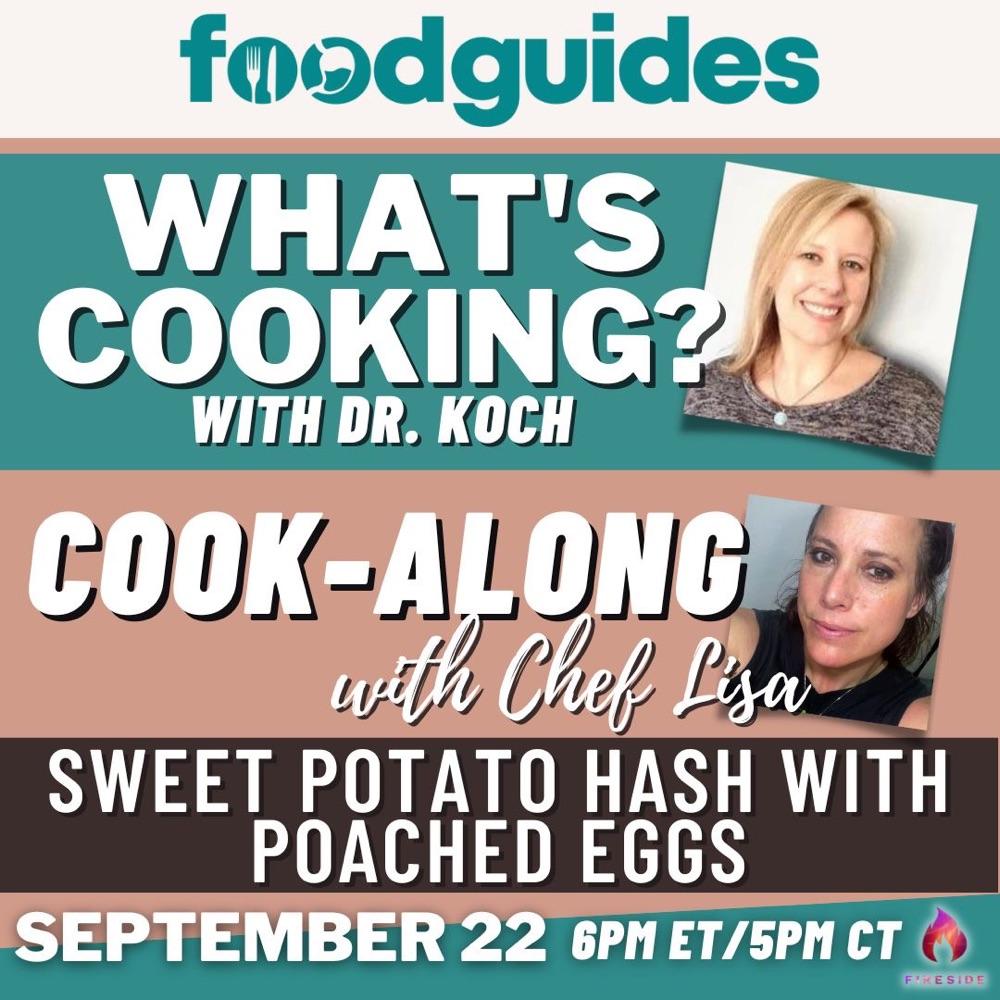 What's Cooking? with Dr. Koch | Sweet Potato Hash with Poached Eggs