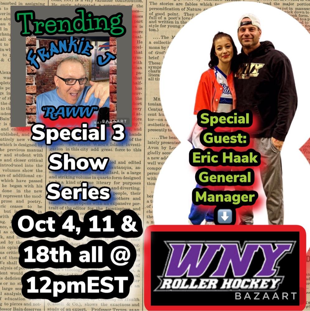 Frankie J Interview w/Eric Haak of WNY Roller Hockey