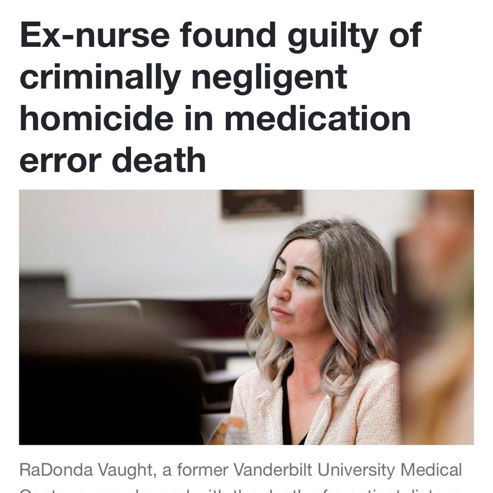 The Blonde RN: A nurse is going to prison?!