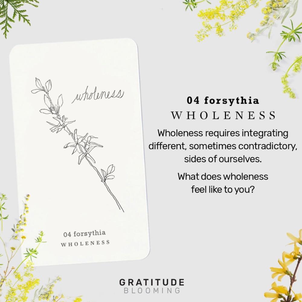 Gratitude Blooming - Wholeness